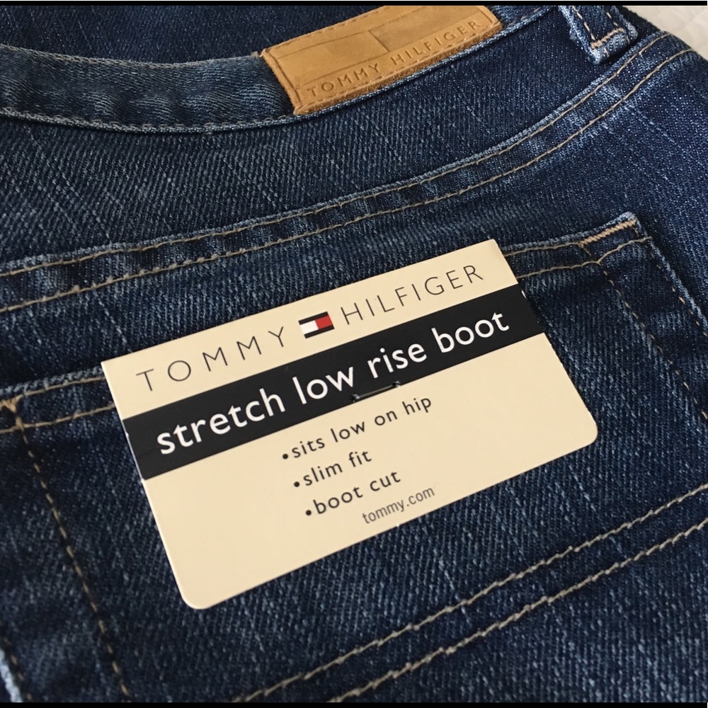 NWT Tommy Hilfiger Stretch Low Rise Boot Jeans